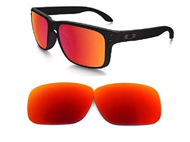 GALAXYLENSE Galaxy Replacement lenses For Oakley Holbrook OO9102 Multiple Color Red