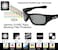 GALAXYLENSE Galaxy Replacement lenses For Oakley Holbrook OO9102 Sunglasses Multiple Color BlackBlueRed
