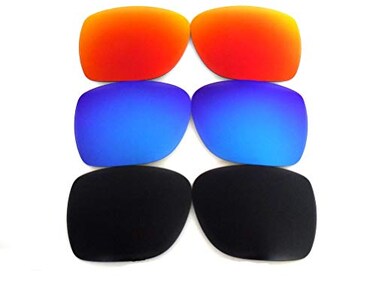 GALAXYLENSE Galaxy Replacement lenses For Oakley Holbrook OO9102 Sunglasses Multiple Color BlackBlueRed