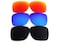 GALAXYLENSE Galaxy Replacement lenses For Oakley Holbrook OO9102 Sunglasses Multiple Color BlackBlueRed
