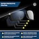 LenzReborn Highimpact Polarized Lens Replacement for Oakley Turbine OO9263 Sunglass Ice Blue Polarized Mirrored