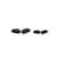Millersawp Flak Draft OO9364 Replacement Nose Pads Compatible with Oakley SunglassBlack