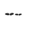 Millersawp Flak Draft OO9364 Replacement Nose Pads Compatible with Oakley SunglassBlack