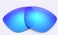 NicelyFit Polarized Replacement Lenses for Oakley Frogskins Sunglasses Ice Blue Mirror