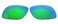 NicelyFit Polarized Replacement Lenses for Oakley Holbrook OO9102 Sunglasses Green Mirror