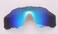 NicelyFit Polarized Replacement Lenses for Oakley Jawbreaker OO9290 Sunglasses Glass Frame Ice Blue Mirror