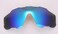 NicelyFit Polarized Replacement Lenses for Oakley Jawbreaker OO9290 Sunglasses Glass Frame Ice Blue Mirror