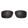 NicelyFit Polarized Replacement Lenses for Oakley Jupiter Squared OO9135 Sunglasses Black Iridum