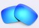 NicelyFit Polarized Replacement Lenses Lens for Compatible with Oakley Holbrook Sunglasses Frames Ice Blue Mirror