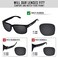 TRUSHELL Polarized Replacement Lenses for Oakley Holbrook OO9102 Sunglasses Ocean BlueBlackSilver
