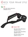 Vonxyz Lenses Replacement for RayBan Meta Wayfarer RW4008 RW4012 53mm Smart Glasses For Women Easy Install High Intensity Clear