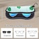 KKSUBCA 6 Pcs Sunglasses Case Blanks Set Neoprene Sunglass Case for Sublimation Blanks Sunglasses Travel Case Soft With Mountain Buckle Heat Transfer Printing Dye