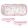 CasaPopz Glasses Case Hard Shell Clear Bow Eyeglass Case Cute Coquette Holder for Sunglasses and Reading Glasses