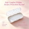 CasaPopz Glasses Case Hard Shell Clear Bow Eyeglass Case Cute Coquette Holder for Sunglasses and Reading Glasses