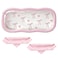 CasaPopz Glasses Case Hard Shell Clear Bow Eyeglass Case Cute Coquette Holder for Sunglasses and Reading Glasses