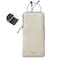 Cockatoo Portable Glasses Case DropResistant Eyewear Storage Pouch Slim Soft Case for Sunglasses Elegant Pure White with Cleaning Cloth Tofu