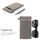 Face Shadow Double Glasses Case Soft Eyeglass Case For Women Men Squeeze Top Sunglasses Case With Cleaning Cloth