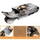 FINTIE Double Glasses Case with Carabiner Hook Portable Vegan Leather Eyeglass Case Antiscratch Sunglasses Pouch Cloudy Marble