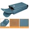 FINTIE Double Glasses Case with Carabiner Hook Portable Vegan Leather Eyeglass Case Antiscratch Sunglasses Pouch Ocean Blue