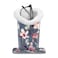 FINTIE Plush Lined Eyeglasses Holder Glasses Stand Case Antiscratch Glasses Storage Organizer for Desk Nightstand Office Blooming Hibiscus