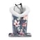 FINTIE Plush Lined Eyeglasses Holder Glasses Stand Case Antiscratch Glasses Storage Organizer for Desk Nightstand Office Blooming Hibiscus