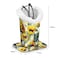 FINTIE Plush Lined Eyeglasses Holder Glasses Stand Case Antiscratch Glasses Storage Organizer for Desk Nightstand Office Sunflowers