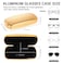 Hifot Metal Eyeglass Case Glasses Case Hard Shell Aluminum Spectacles Box Sunglasses Case for Men Women Reading Glasses Holder