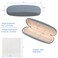 Joyberg 2 Pack Glasses Case Eyeglass Case with Cleaning Cloth Glasses Case Hard Shell Fits Most GlassesGray