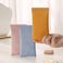 Ldirect 3 Pack Leather Eyeglasses Cases PU Soft Sunglasses Pouch Squeeze Top Portable Glasses Cases for Men Women Pink Yellow Blue