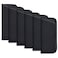 Lucornky 6 Pack Sunglasses Pouch Soft Slim Glasses Slip in Glasses Sleeve Black Eye glasses Pouch Bag