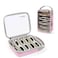Luxtude Travel Sunglasses Organizer Case for Women Men Glasses Case Multiple Pairs with Adjustable Slots Hard Shell Sunglass Storage Cases Clear Eyeglass Organizer for Multiple Glasses