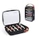 Luxtude Travel Sunglasses Organizer Case for Women Men Glasses Case Multiple Pairs with Adjustable Slots Hard Shell Sunglass Storage Cases Clear Eyeglass Organizer for Multiple Glasses Black