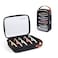 Luxtude Travel Sunglasses Organizer Case for Women Men Glasses Case Multiple Pairs with Adjustable Slots Hard Shell Sunglass Storage Cases Clear Eyeglass Organizer for Multiple Glasses Black