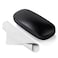 Marvolia Glasses Case Hard Shell Eyeglasses Case PU Leather Protective Case for Sunglasses Eyeglasses with Cleaning Cloth for Men Women Black