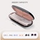 Marvolia Glasses Case Hard Shell Eyeglasses Case PU Leather Protective Case for Sunglasses Eyeglasses with Cleaning Cloth for Men Women Black