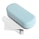 Marvolia Glasses Case Hard Shell Large Eyeglasses Case PU Leather Protective Cases for Sunglasses Eyeglasses with Cleaning Cloth for Men Women Light Blue