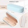 Marvolia Glasses Case Hard Shell Large Eyeglasses Case PU Leather Protective Cases for Sunglasses Eyeglasses with Cleaning Cloth for Men Women Light Blue