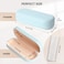 Marvolia Glasses Case Hard Shell Large Eyeglasses Case PU Leather Protective Cases for Sunglasses Eyeglasses with Cleaning Cloth for Men Women Light Blue