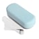 Marvolia Glasses Case Hard Shell Large Eyeglasses Case PU Leather Protective Cases for Sunglasses Eyeglasses with Cleaning Cloth for Men Women Light Blue