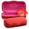Modern Eyewear Large Hard Shell Glasses Case with Cleaning Cloth Red Velvet Protective Eyeglass Case for Sunglasses Reading Glasses Lightweight CrushResistant Design for Men Women