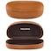 molshine Hard Shell Sunglasses CaseClassic Large Glasses Case for Sunglass Eyeglasses with Cleaning Cloth Pocket Brown