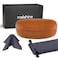 molshine Hard Shell Sunglasses CaseClassic Large Glasses Case for Sunglass Eyeglasses with Cleaning Cloth Pocket Brown