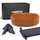 molshine Hard Shell Sunglasses CaseClassic Large Glasses Case for Sunglass Eyeglasses with Cleaning Cloth Pocket Brown