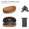 molshine Hard Shell Sunglasses CaseClassic Large Glasses Case for Sunglass Eyeglasses with Cleaning Cloth Pocket Brown