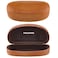 molshine Hard Shell Sunglasses CaseClassic Large Glasses Case for Sunglass Eyeglasses with Cleaning Cloth Pocket Brown