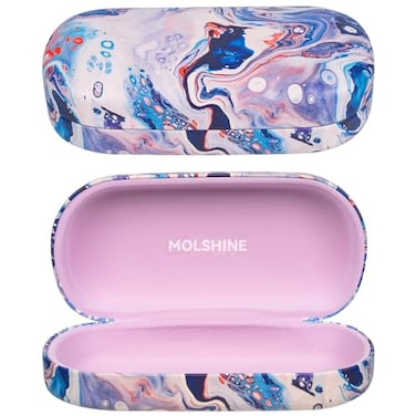 molshine Hard Shell Sunglasses CaseClassic Large Glasses Case for Women MenSunglass Eyeglasses Ocean