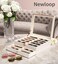 NEWLOOP Sunglasses Case Storage Organizer Sunglass Organizer Seethrough Display Case Multiple Pairs Glasses Holder Stand 2layer Eyeglass Jewelry Watch Collection Box for Women with 20 Slot White