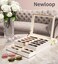 NEWLOOP Sunglasses Case Storage Organizer Sunglass Organizer Seethrough Display Case Multiple Pairs Glasses Holder Stand 2layer Eyeglass Jewelry Watch Collection Box for Women with 20 Slot White