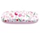Outman Hard Shell Light Portable Eyeglasses Case Glasses Case Spectacles Box for Sunglass Reading Glasses White with flower
