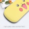 PERFECTSIGHT Hard Shell Eyeglasses Case PU Leather Protective Glasses Case Cute Cartoon Surface Eyeglass Case for Women Girls Yellow